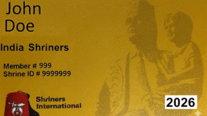 India Shriners Yearly Dues Renewal